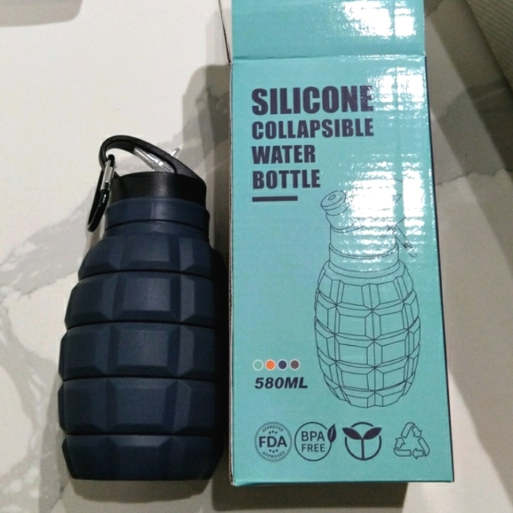 18oz Collapsible Travel Water Bottle
